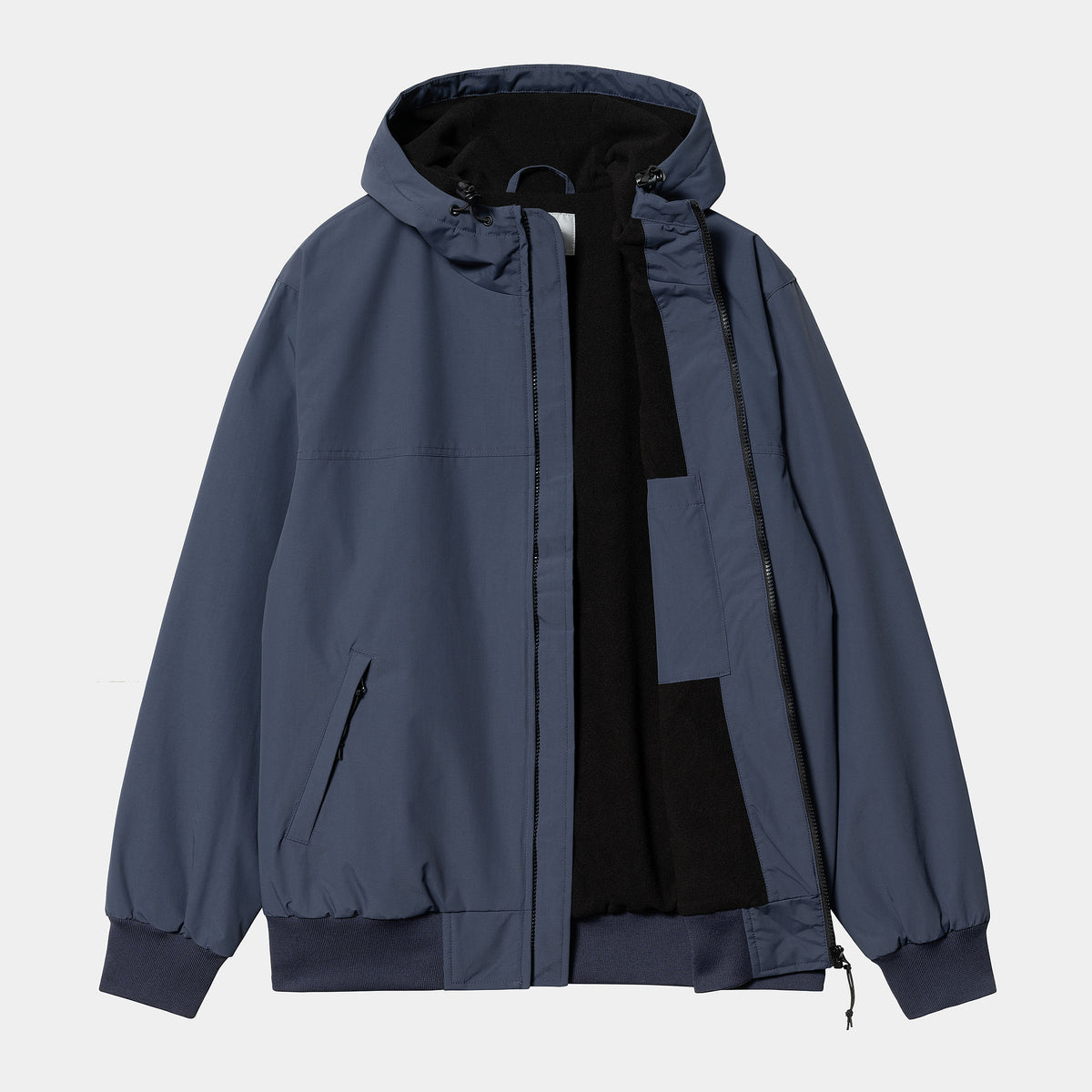 Carhartt WIP Hooded Sail Jacket - Blue / White
