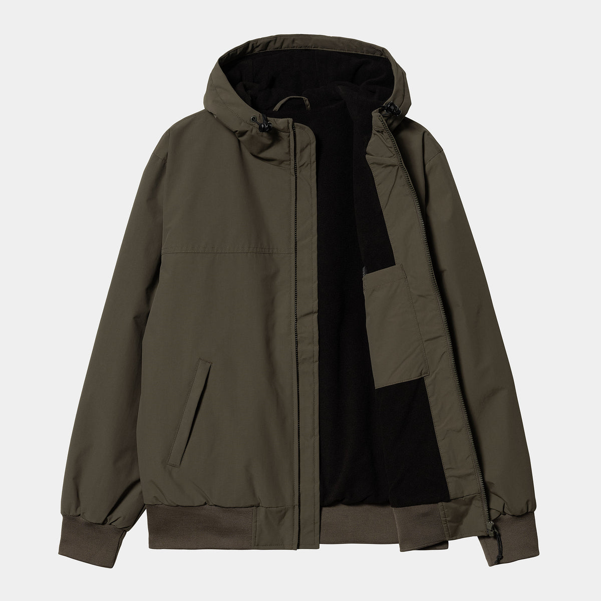 Carhartt WIP Hooded Sail Jacket - Cypress / Black