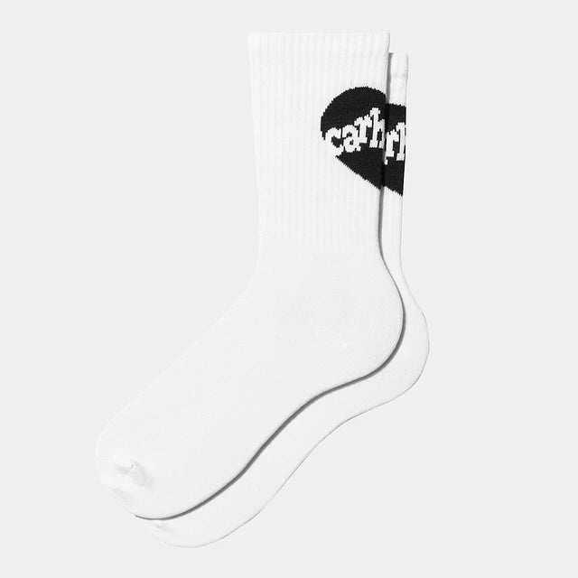 Carhartt WIP Heartbreaker Socks - White / Black