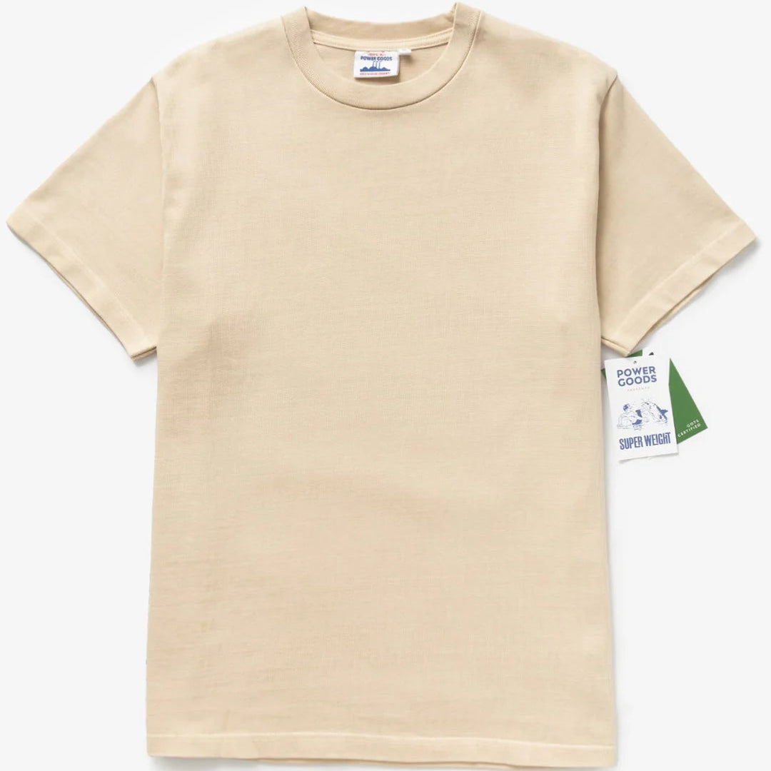 Power Goods Super Weight T-Shirt - Khaki