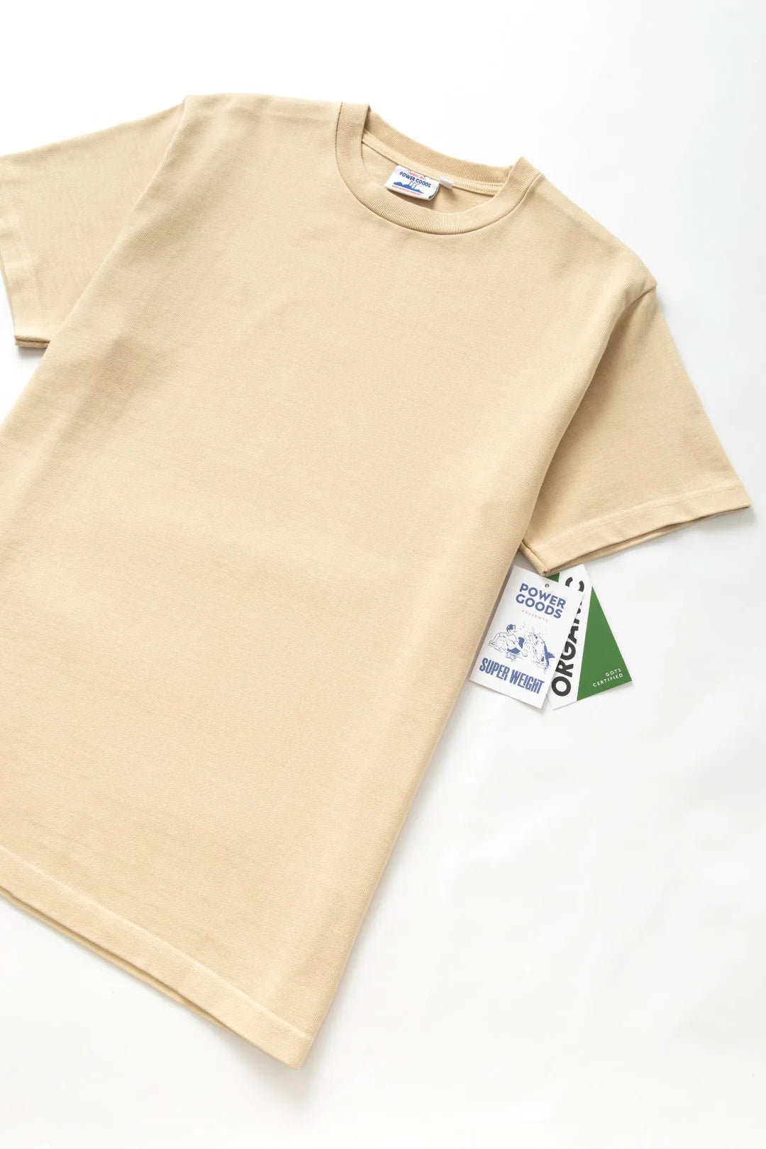 Power Goods Super Weight T-Shirt - Khaki