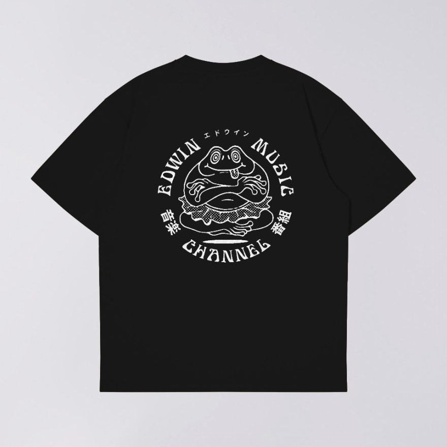 Edwin Music Channel T-Shirt - Black