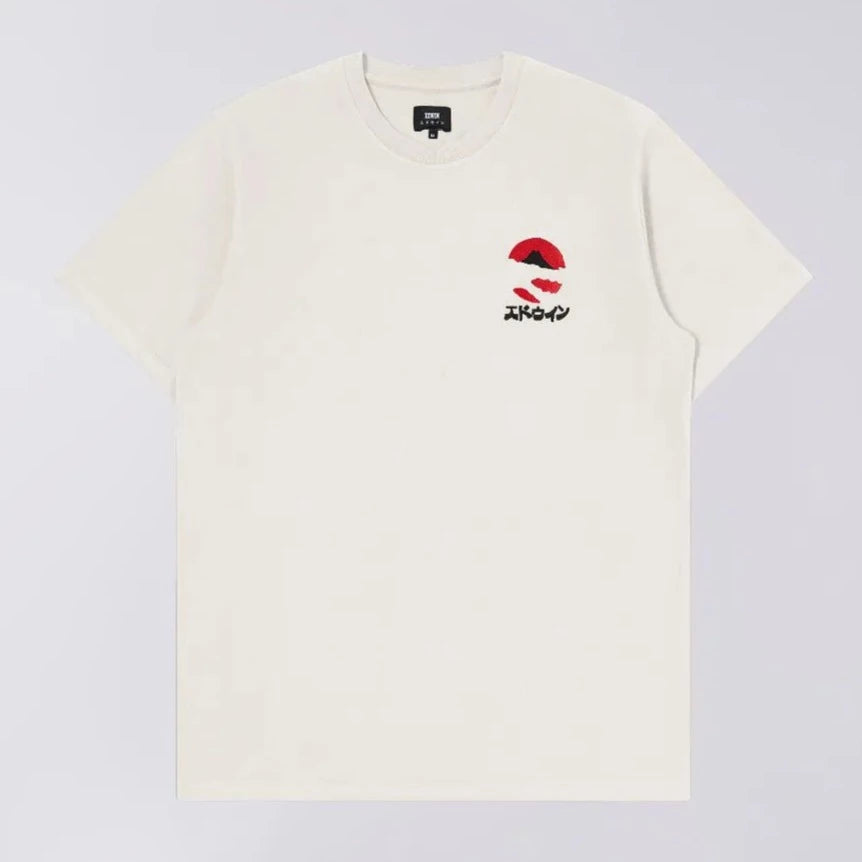 Edwin Kamifuji Chest T-Shirt - Whisper White