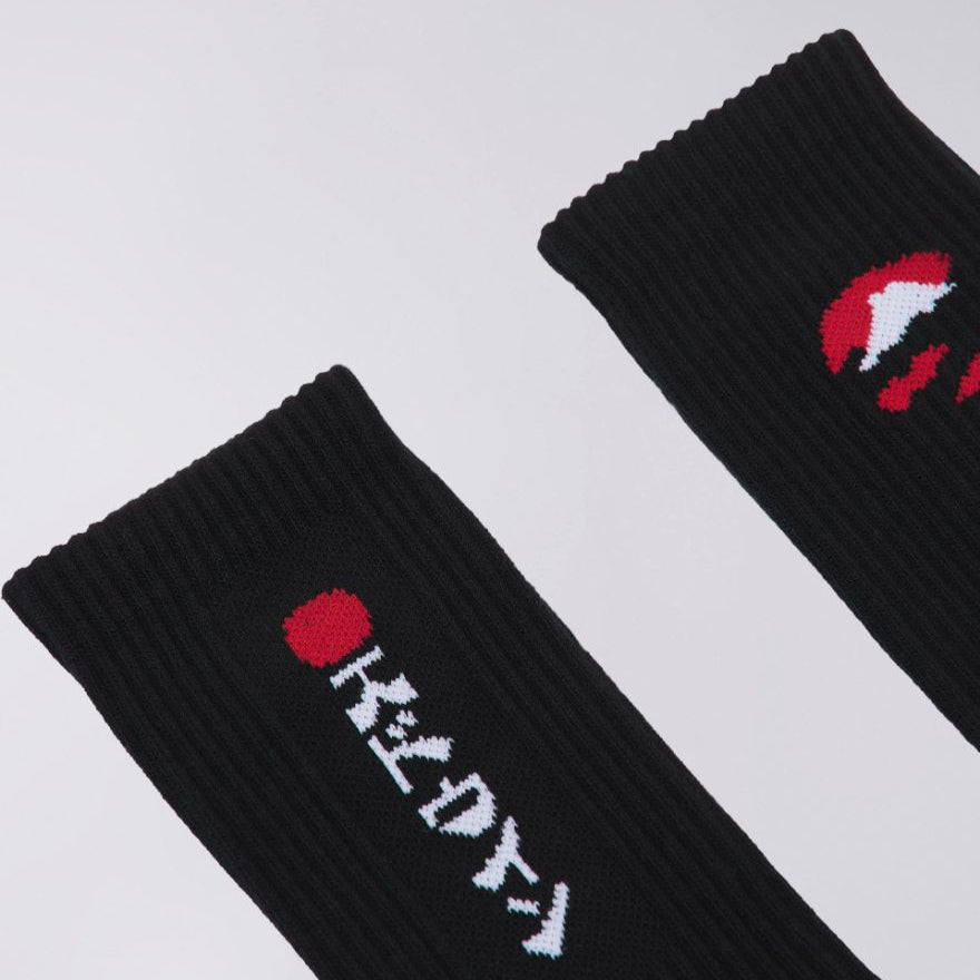 Edwin Kamifuji Socks - Black