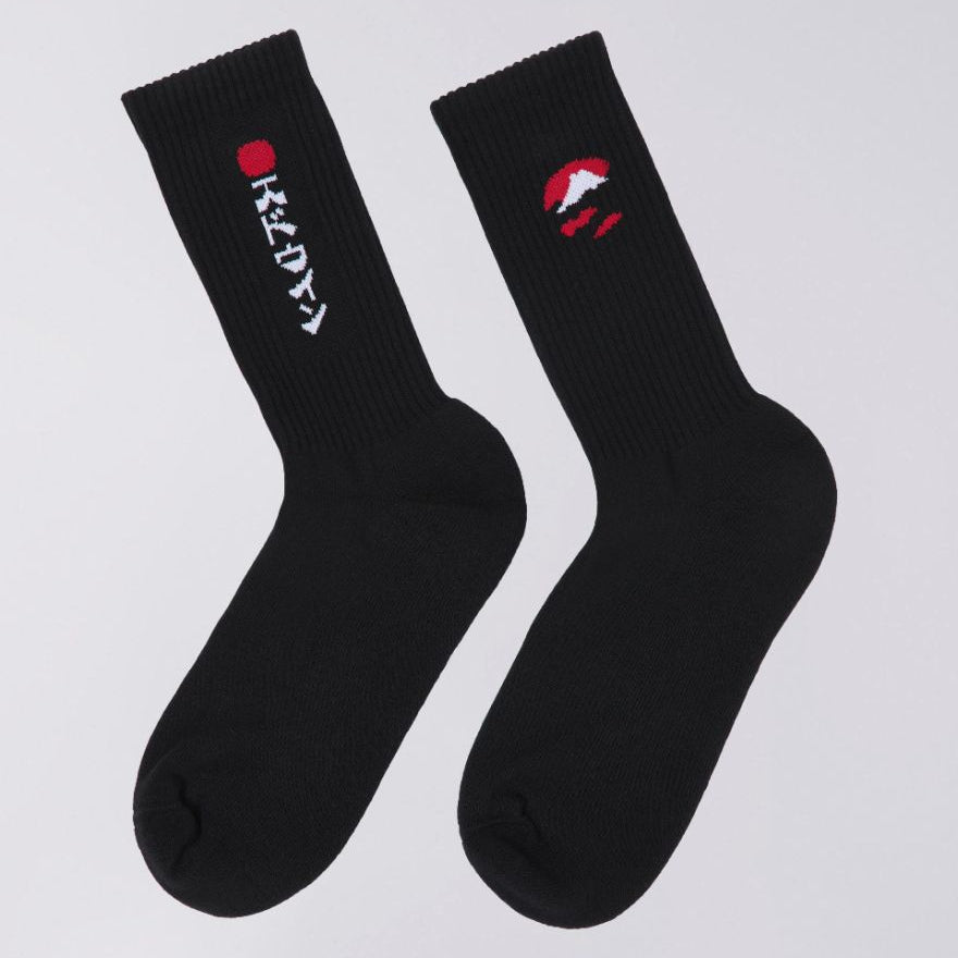 Edwin Kamifuji Socks - Black