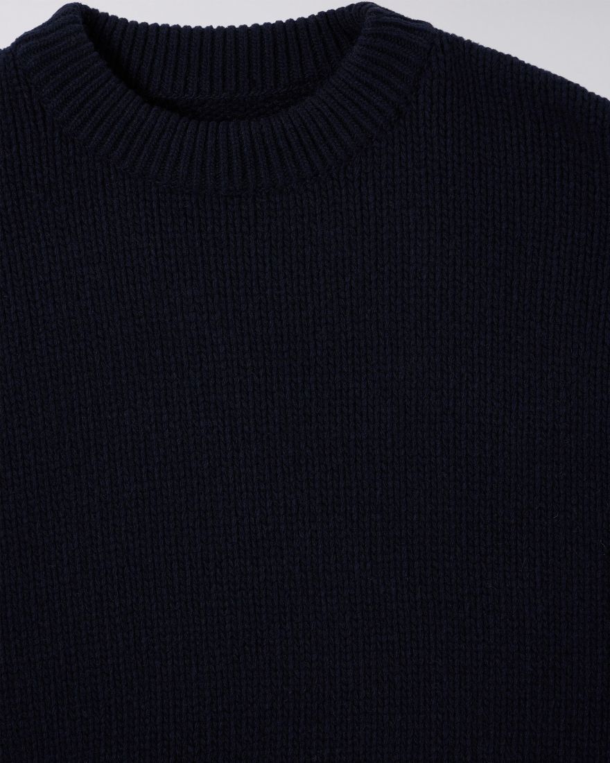 Edwin Ellis Sweater - Navy / Off White