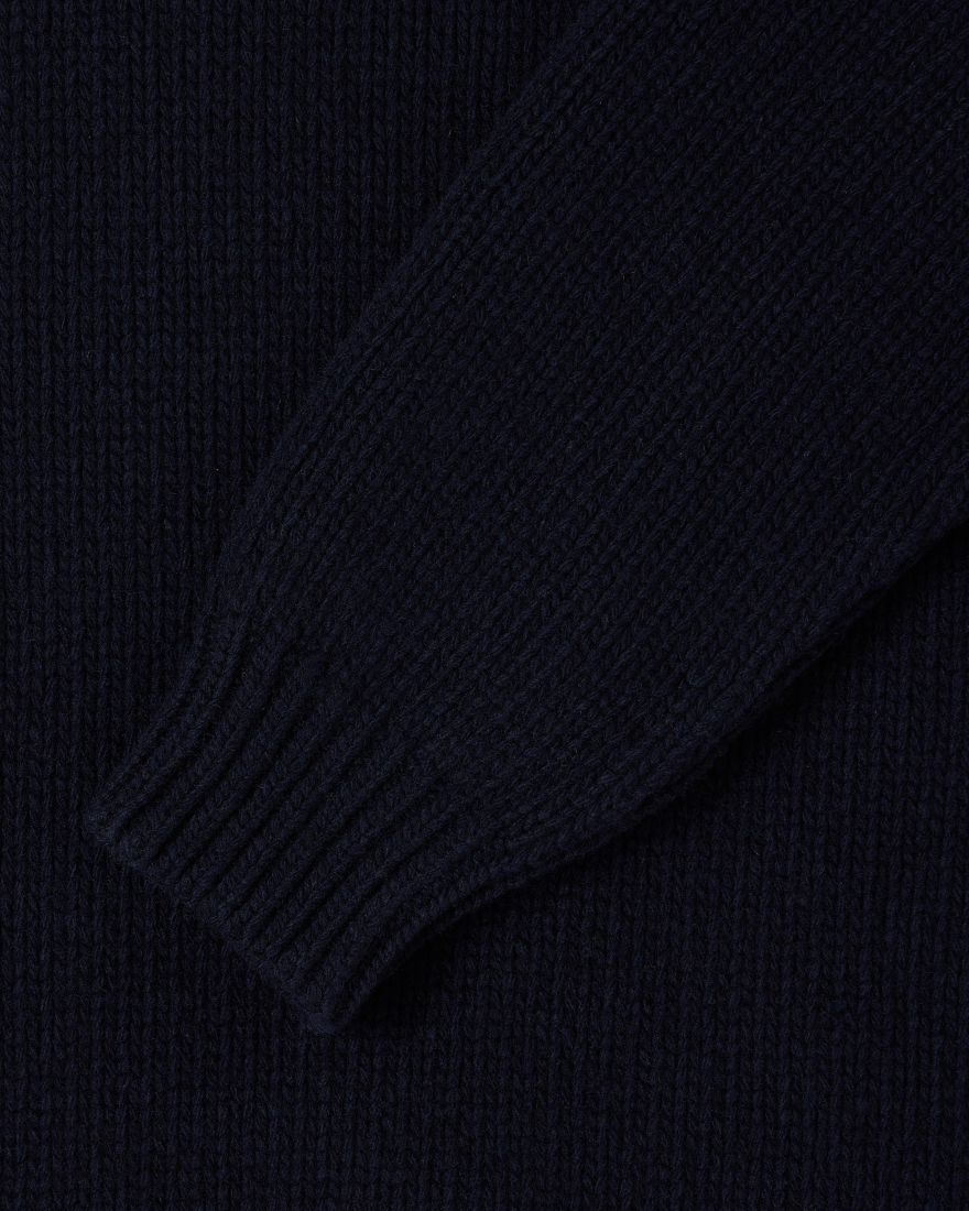 Edwin Ellis Sweater - Navy / Off White