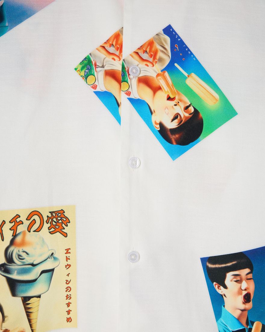 Edwin Aisukurima Shirt - White / Multi
