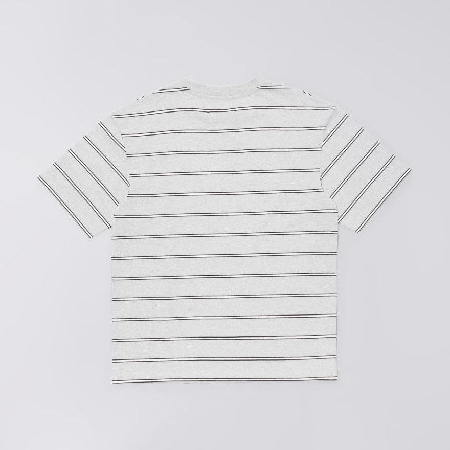 Edwin Bolton T-Shirt - Grey Marl / White