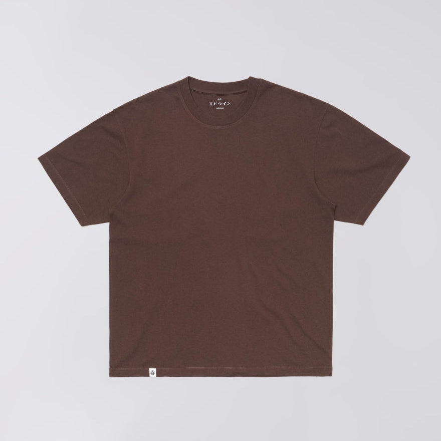Edwin Oversize Basic T-Shirt - Coffee Bean