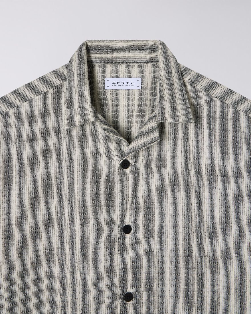 Edwin Saga Shirt - Black / White