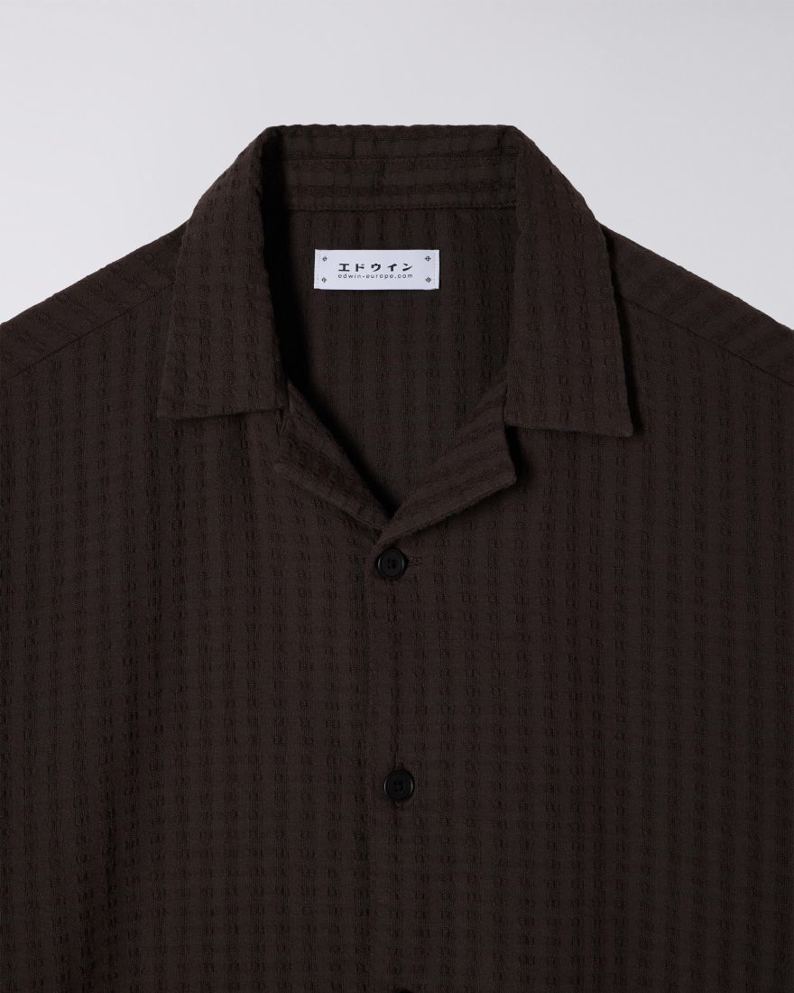 Edwin Saga Shirt - Brown Waffle