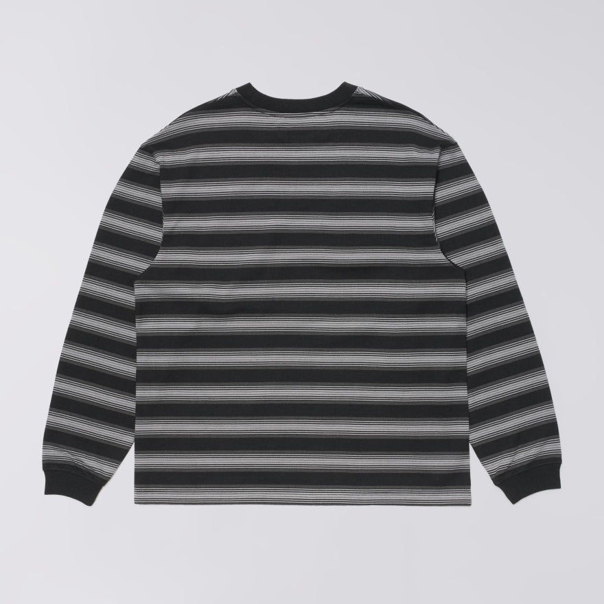 Edwin Bolton LS T-Shirt - Black / Grey