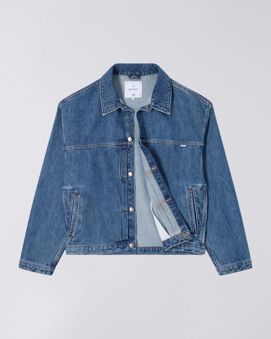 Edwin Freeland Jacket - Blue Mid Stone Wash