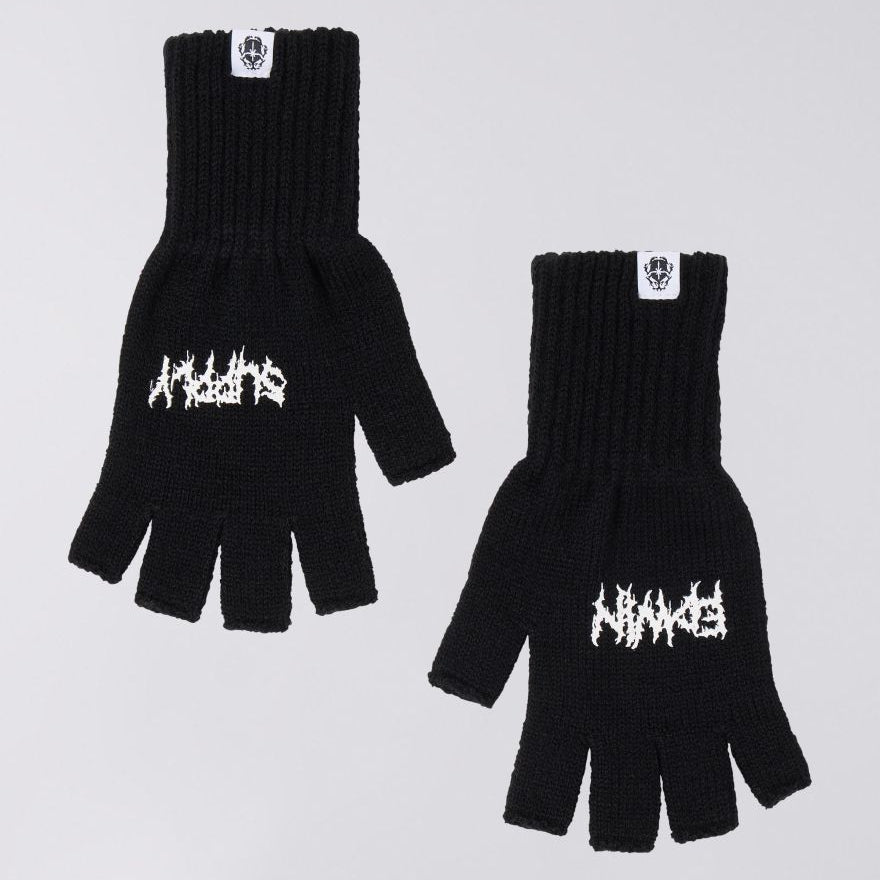 Edwin Supply Knitted Mittens - Black