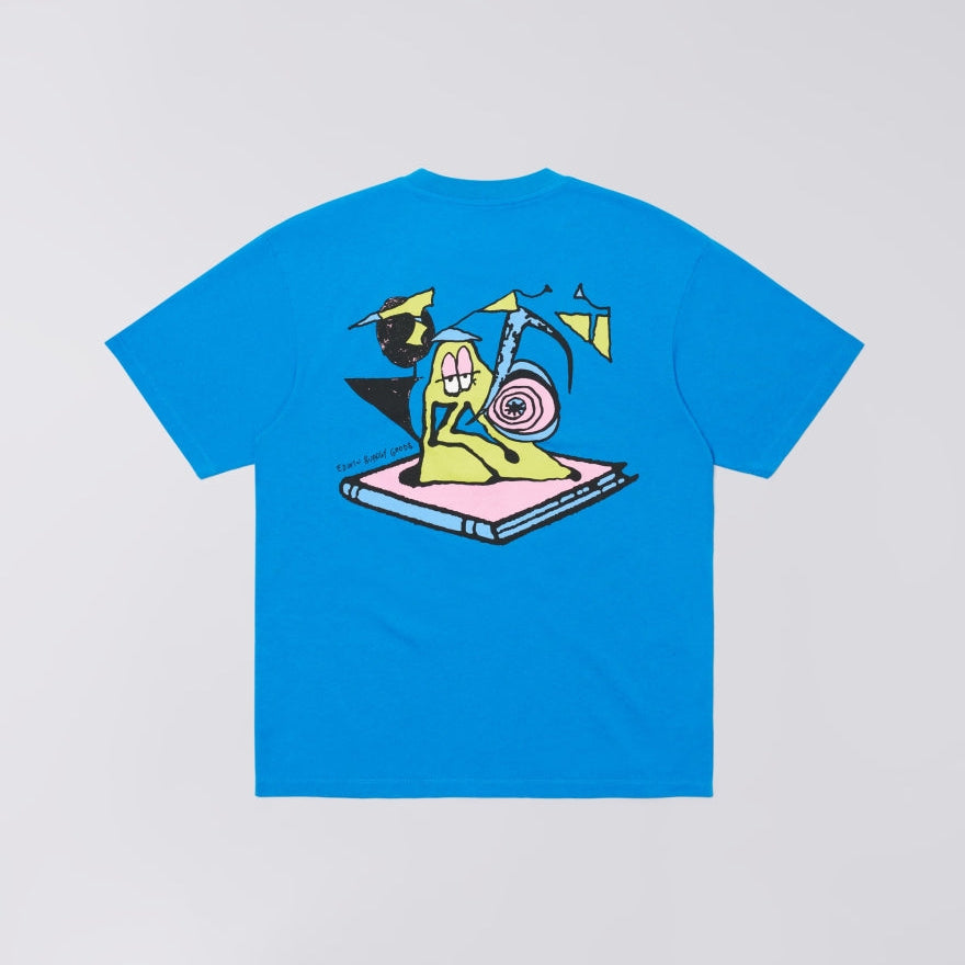 Edwin Always Reading T-Shirt - Directoire Blue