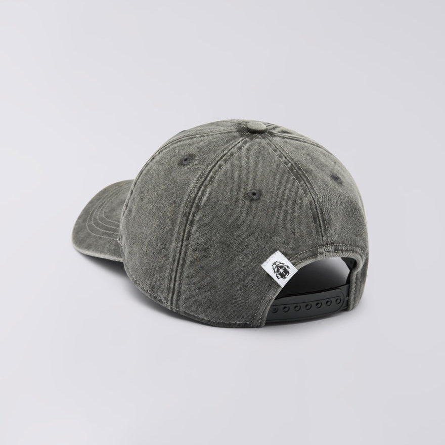 Edwin Soft Washed 6 Panel Cap - Black Stone Wash