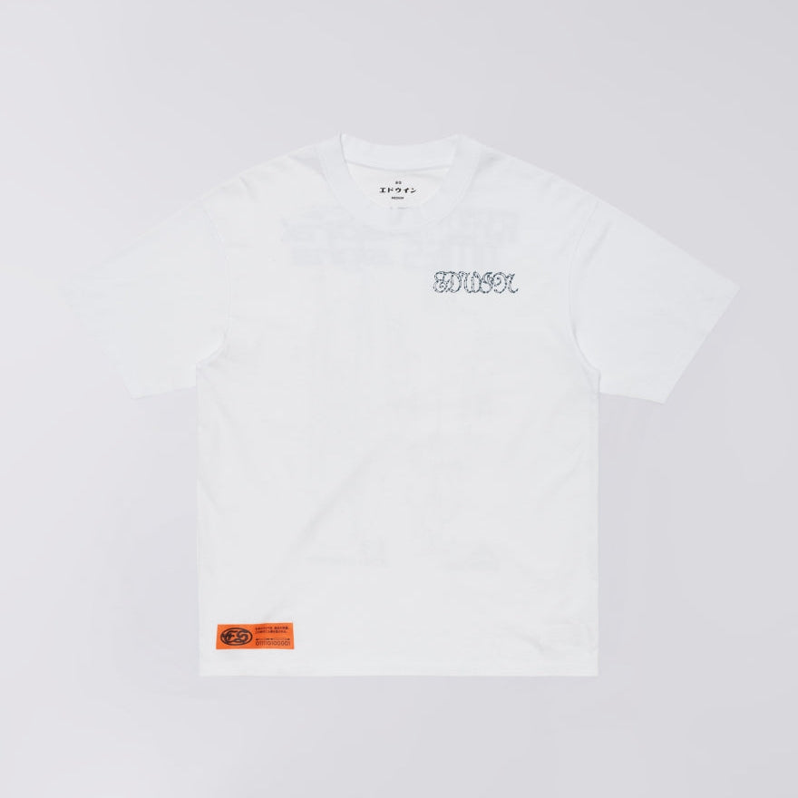 Edwin Spiral Sighs T-Shirt - White