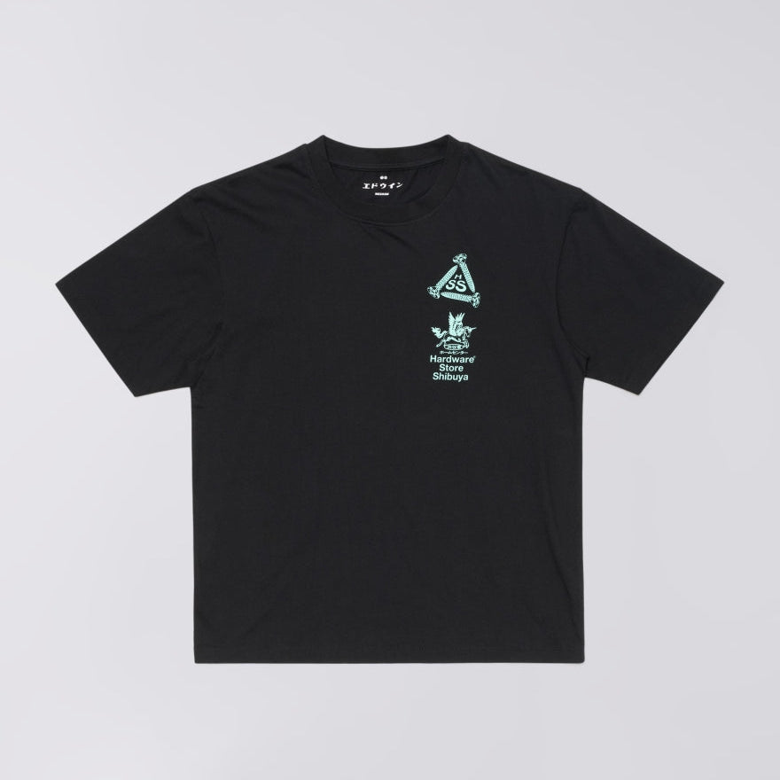 Edwin Hardware Store Shibuya T-Shirt - Black