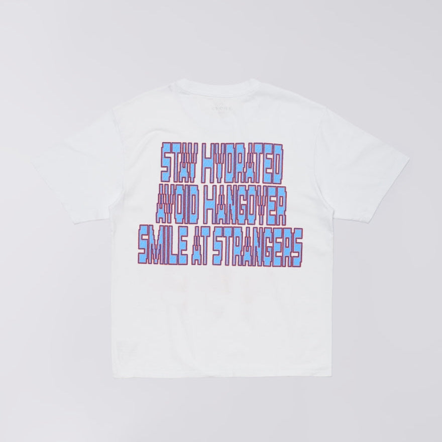 Edwin Avoid Hangover T-Shirt - White