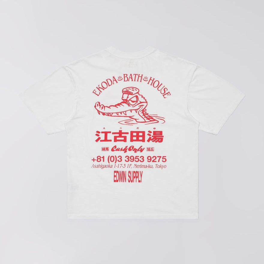 Edwin Ekoda Bath House T-Shirt - White