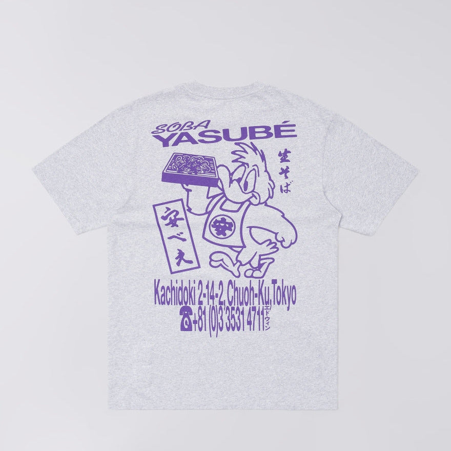 Edwin Soba Yasube T-Shirt - Grey Marl