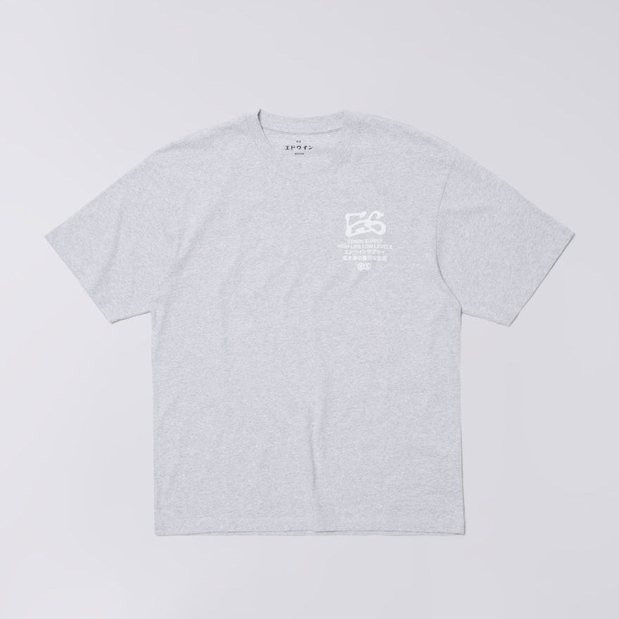 Edwin Yama T-Shirt - Grey Marl