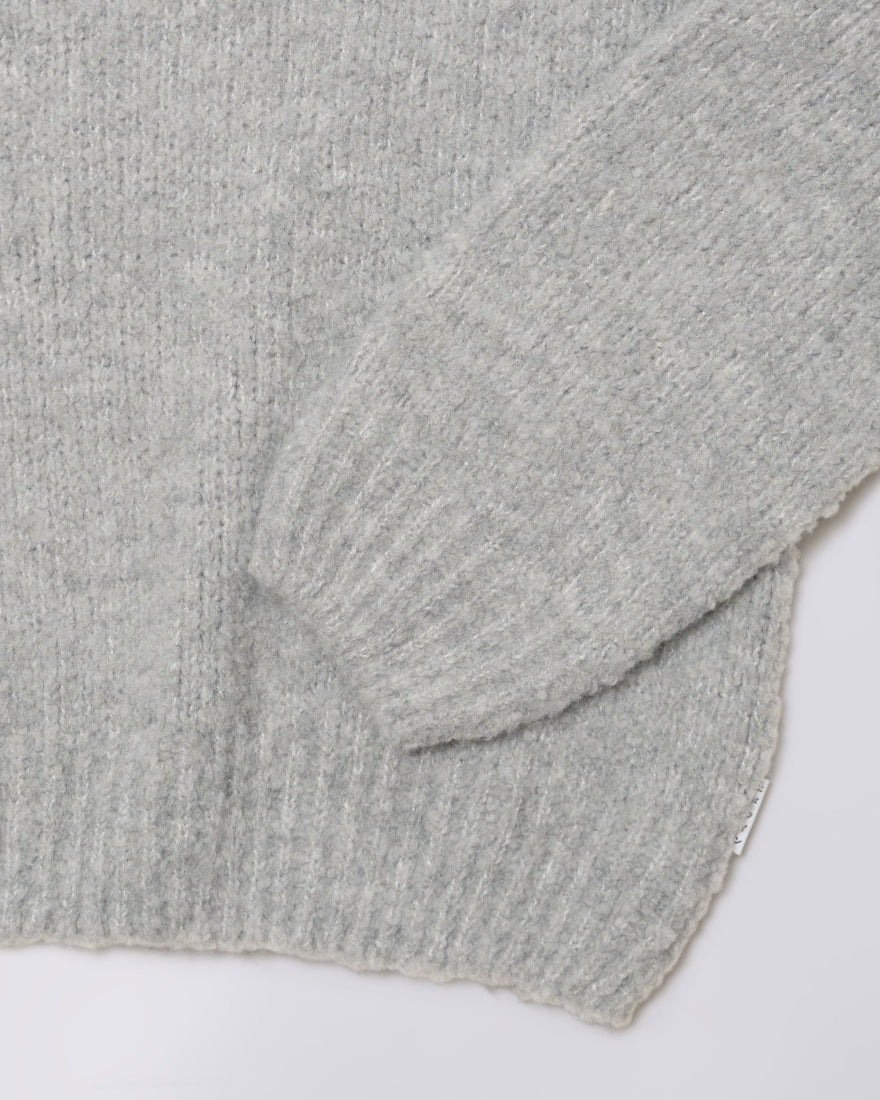Edwin Dun Textured Sweater - Grey