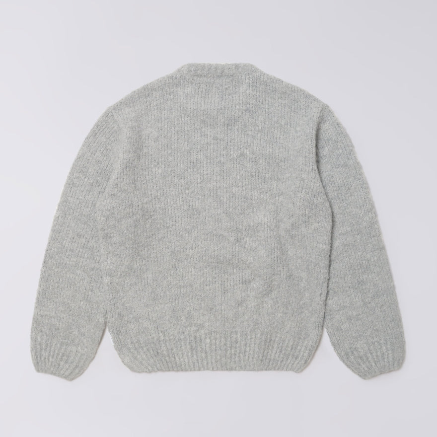 Edwin Dun Textured Sweater - Grey