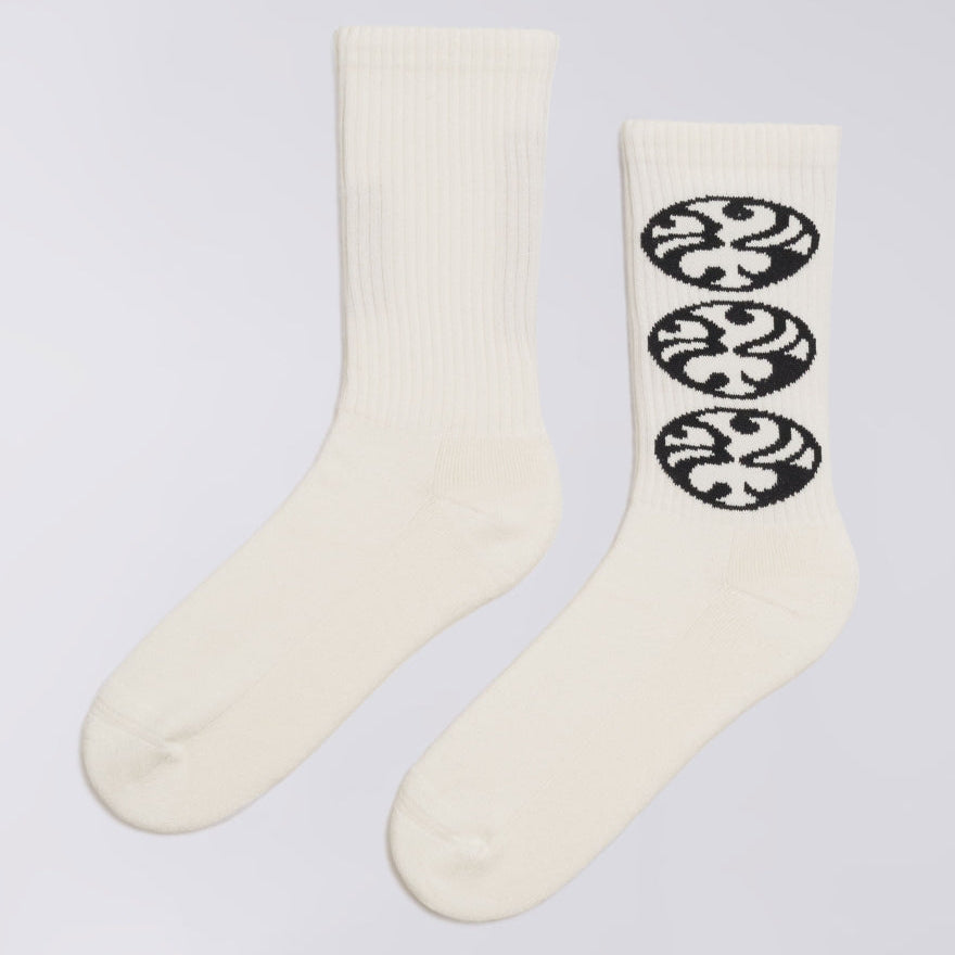 Edwin Monoguramu Socks - White