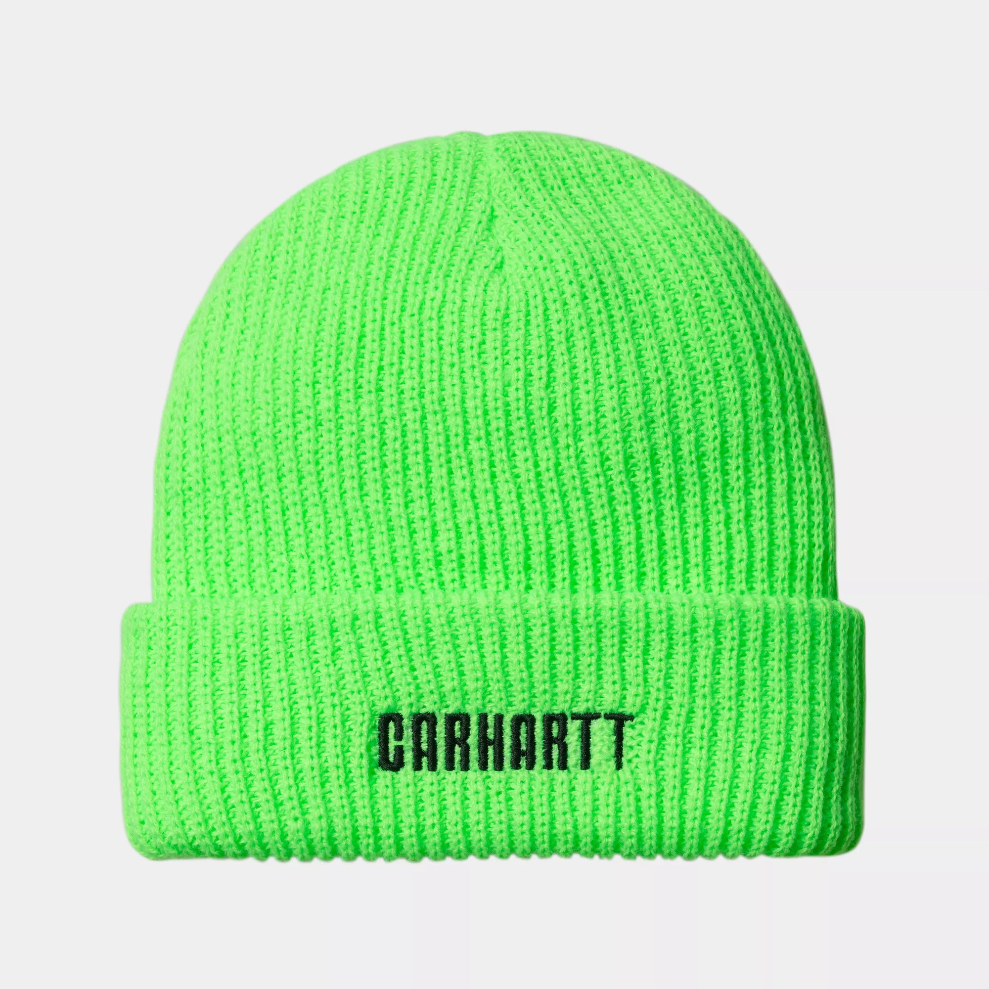 Carhartt WIP Industry Beanie - Lumo Green / Black