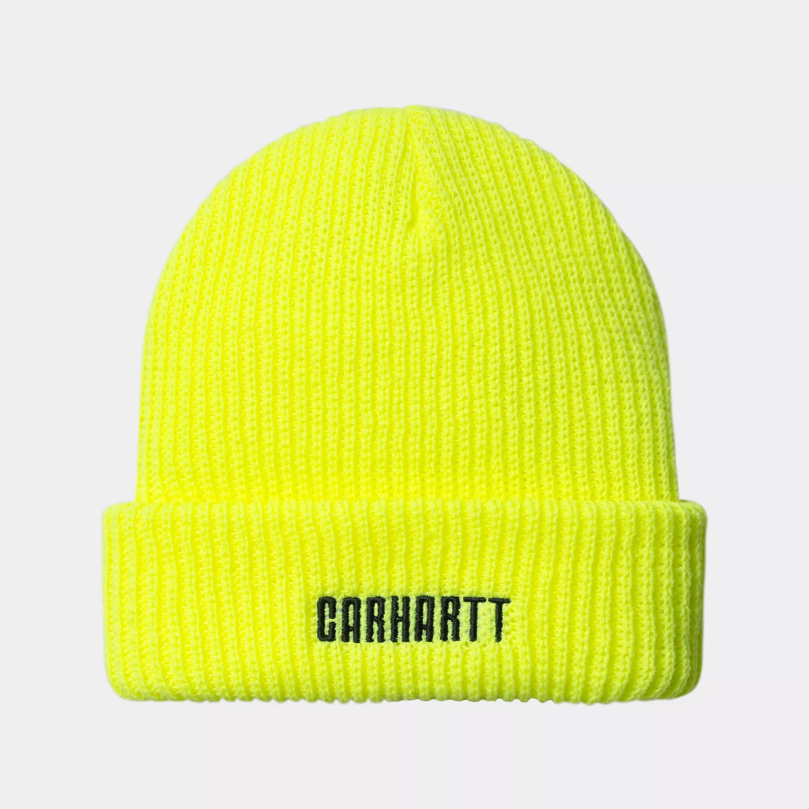 Carhartt WIP Industry Beanie - Lumo Yellow / Black