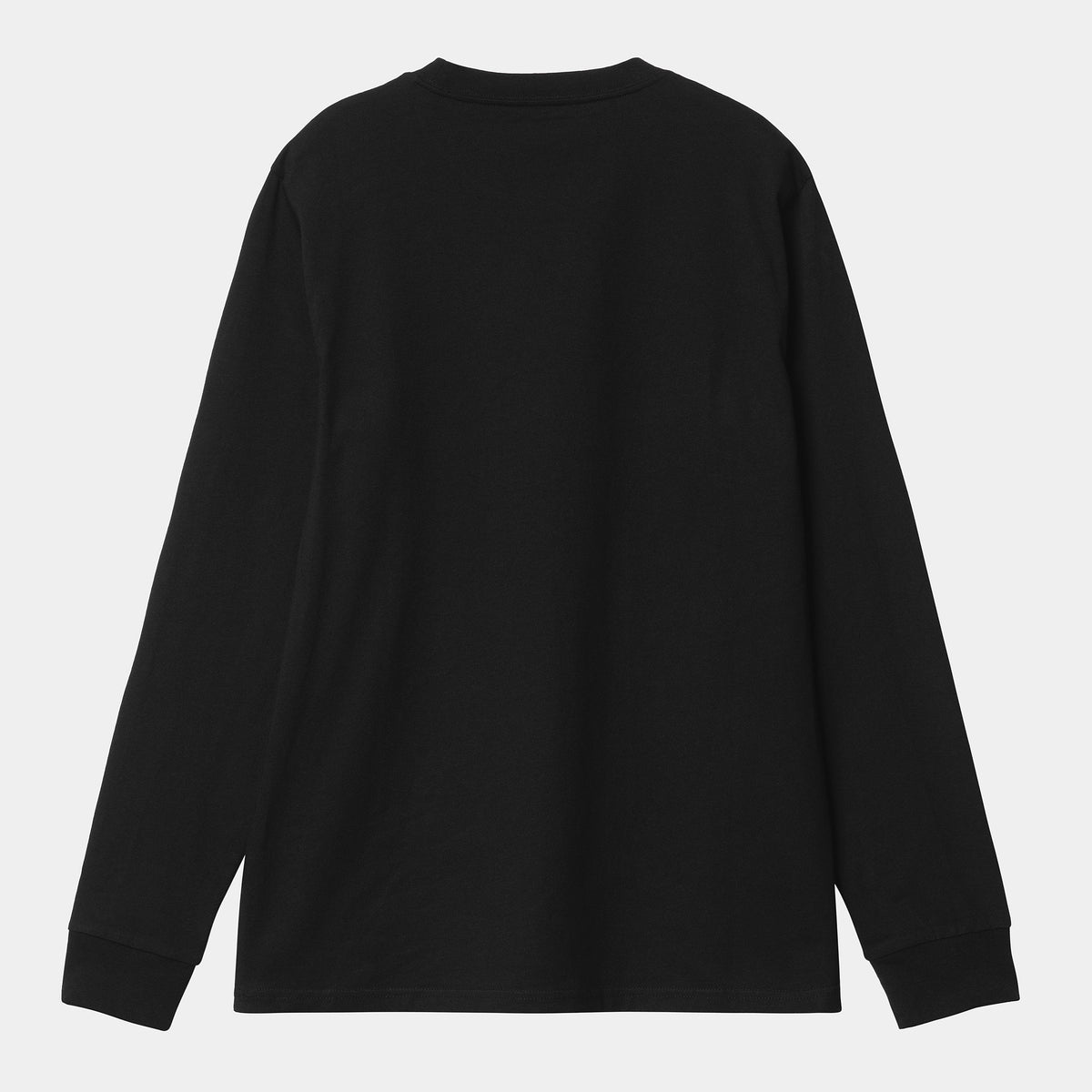 Carhartt WIP LS Base T-Shirt - Black / White