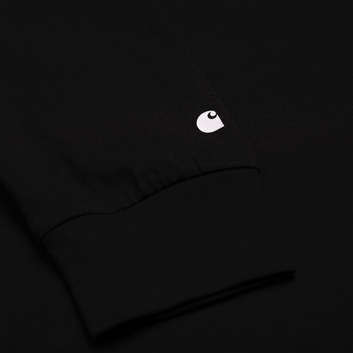 Carhartt WIP LS Base T-Shirt - Black / White