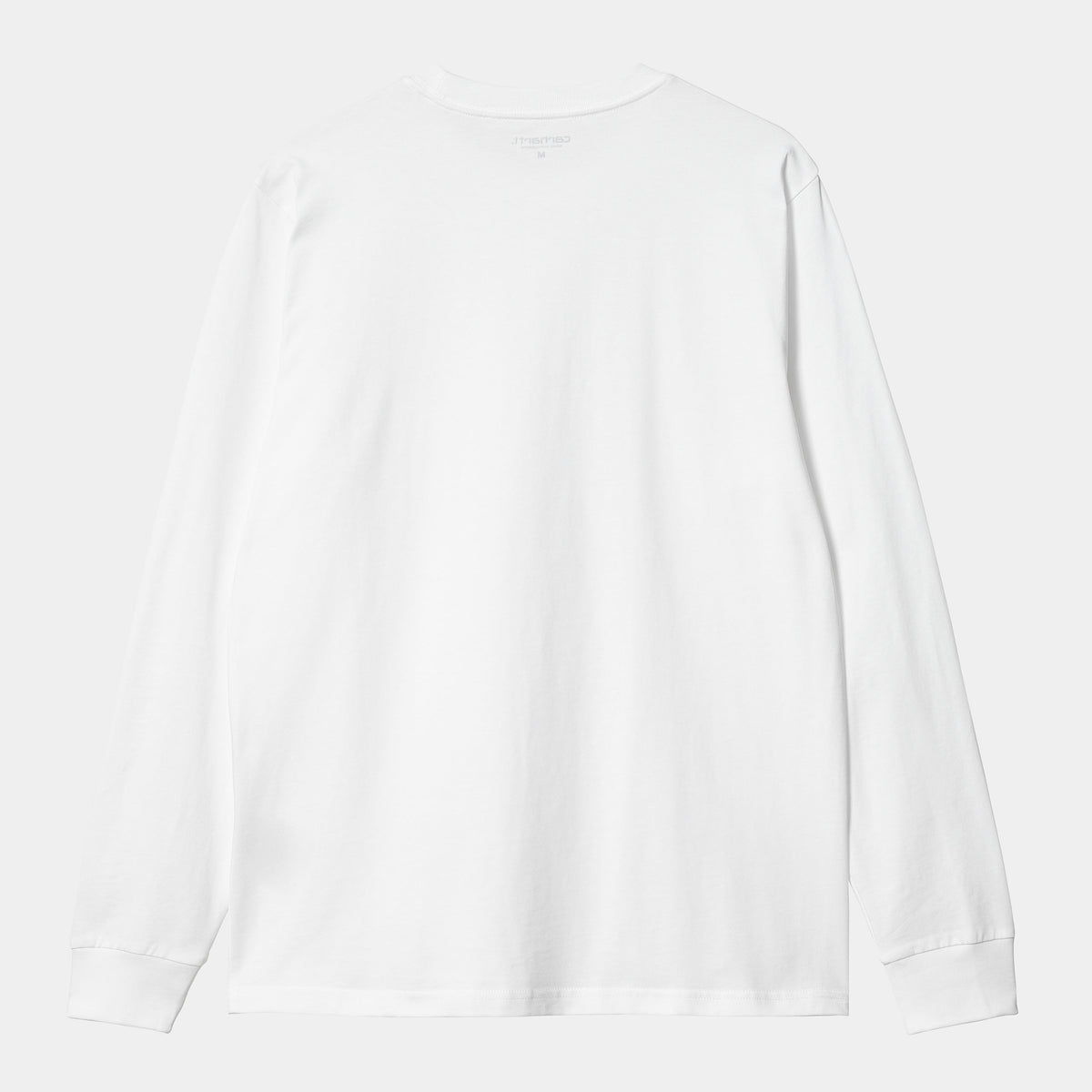 Carhartt WIP LS Base T-Shirt - White / Black