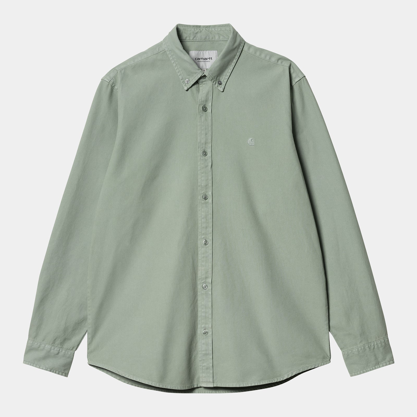 Carhartt WIP LS Bolton Shirt - Glassy Teal