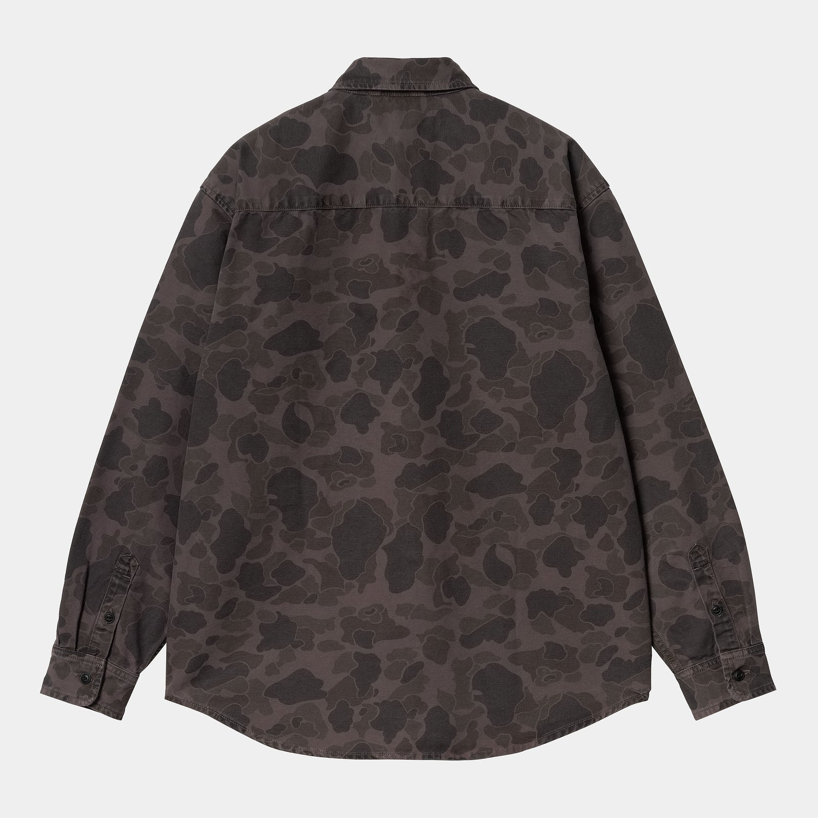 Carhartt WIP LS Duck Shirt - Camo Duck / Green Graphite