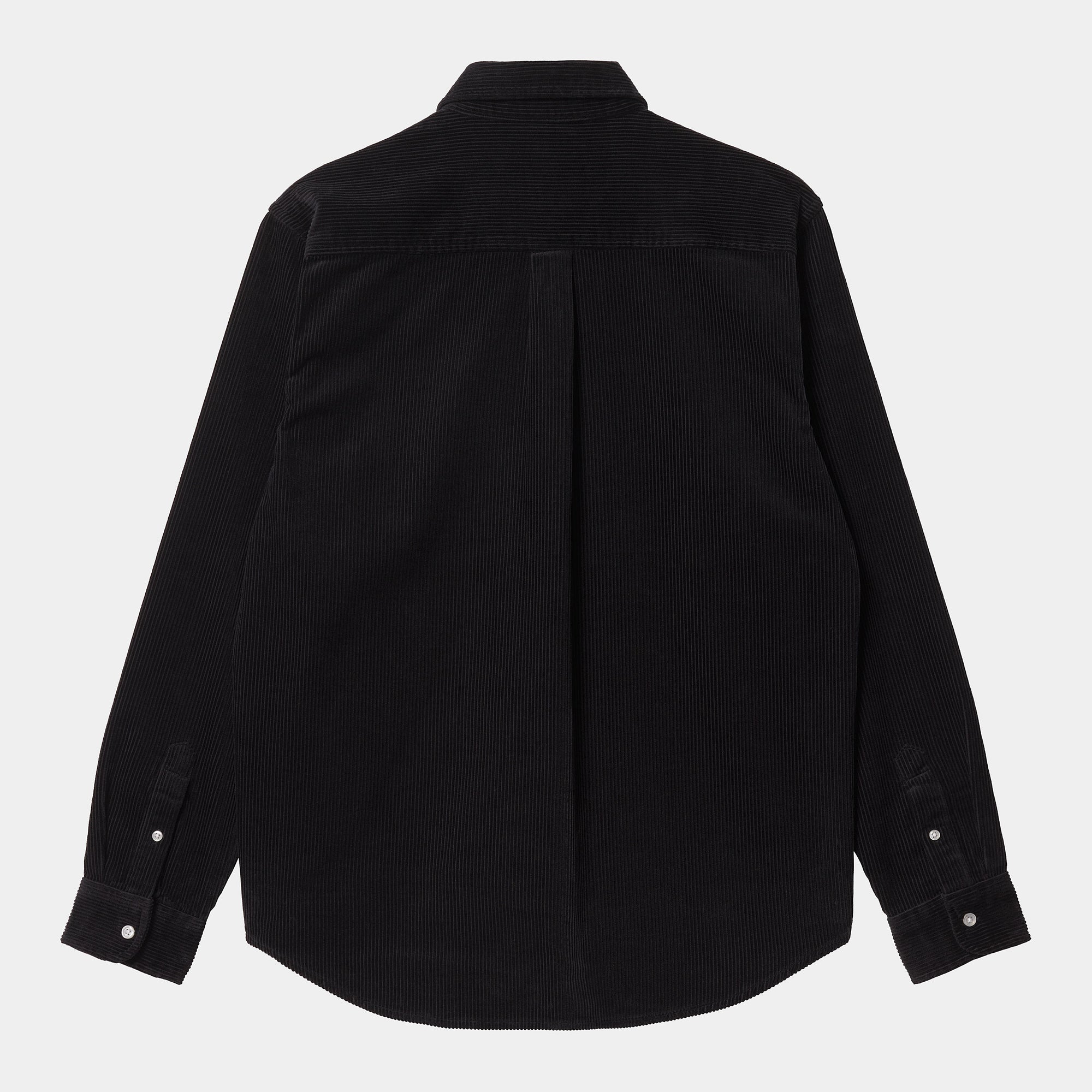 Carhartt WIP Madison Cord Shirt - Black / Wax