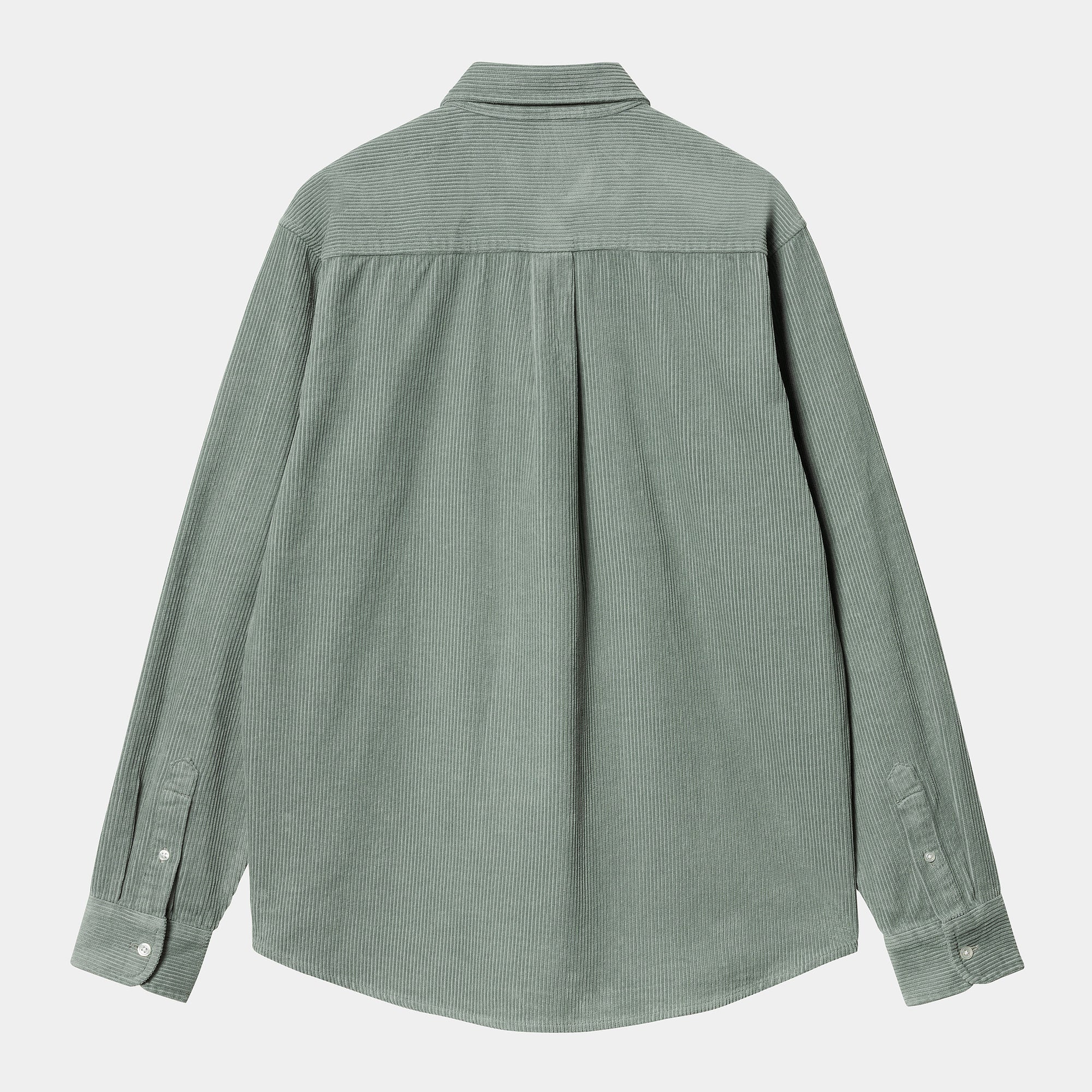 Carhartt WIP Madison Cord Shirt - Glassy Teal / Black