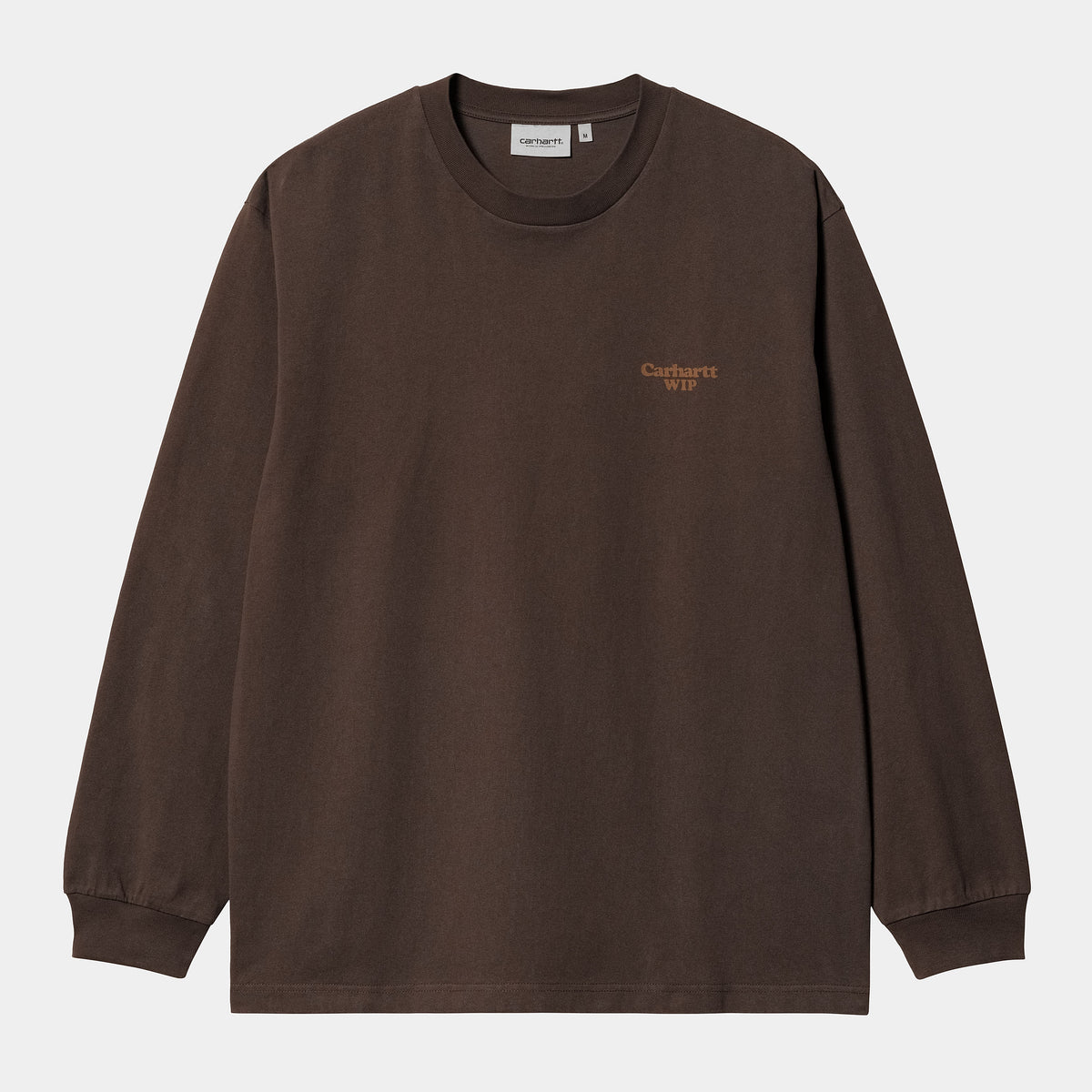 Carhartt WIP LS Paisley T-Shirt - Buckeye / Deep H Brown