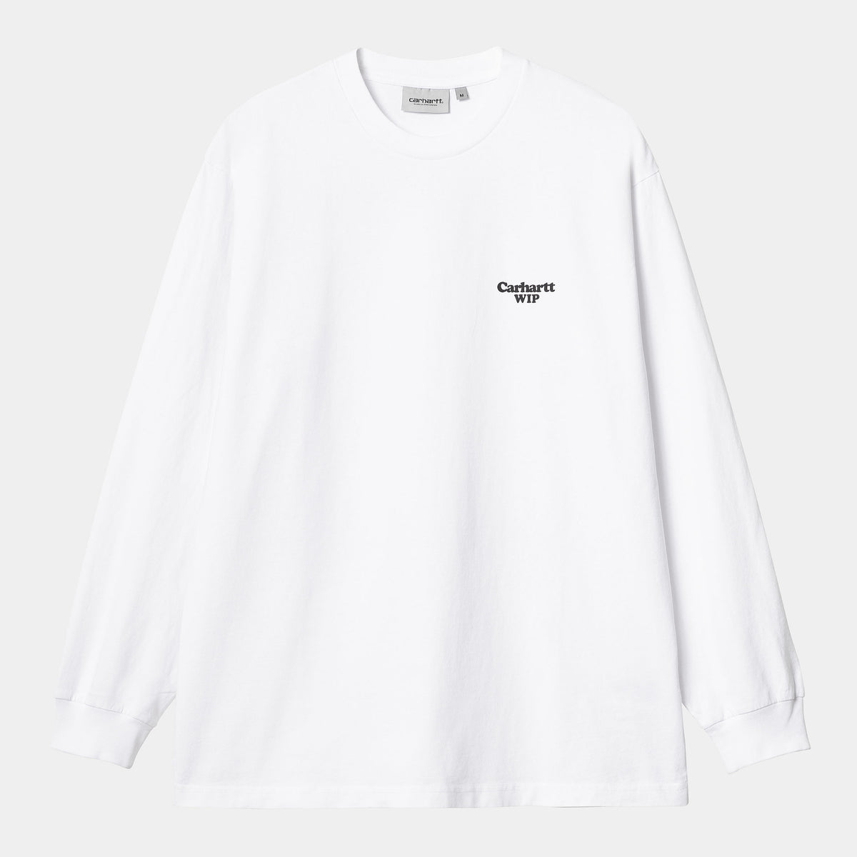Carhartt WIP LS Paisley T-Shirt - White / Black