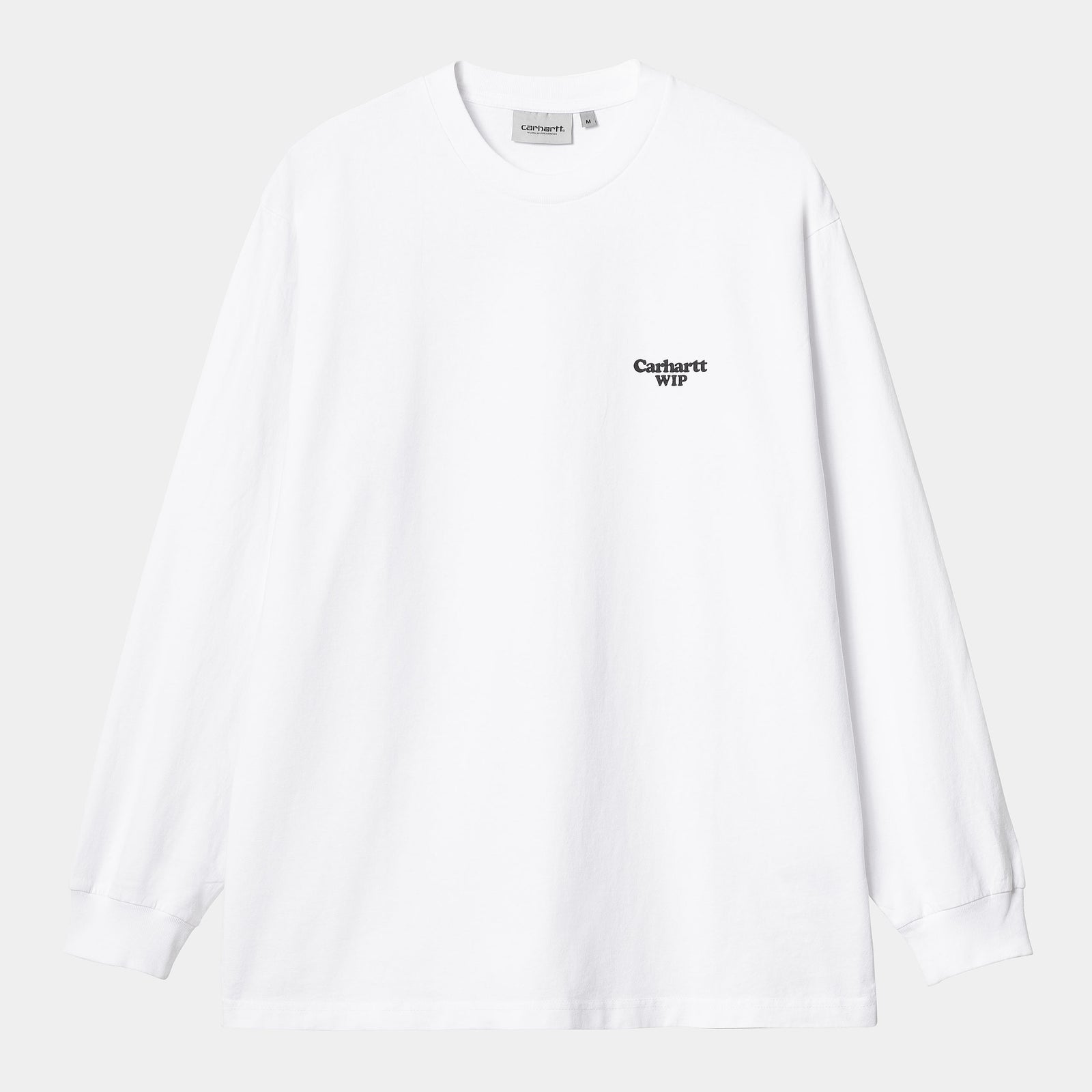 Carhartt WIP LS Paisley T-Shirt - White / Black