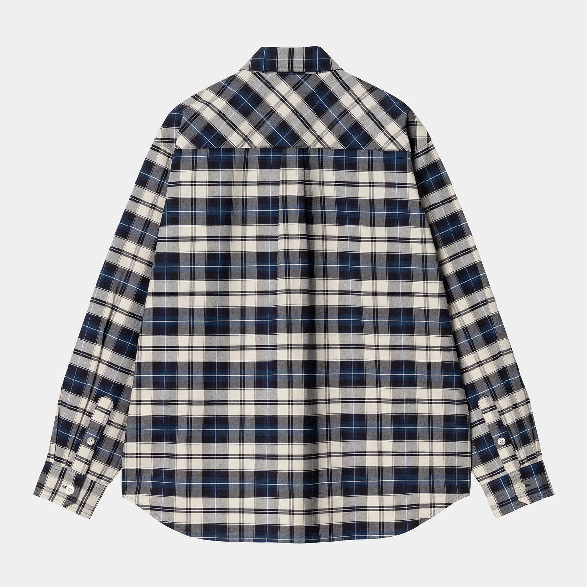 Carhartt WIP Tarbell Shirt - Dark Navy / White