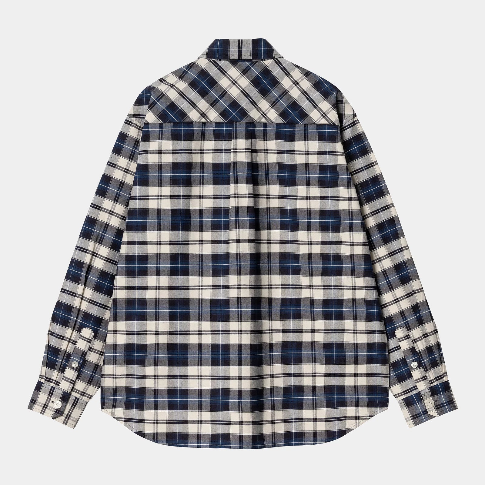 Carhartt WIP Tarbell Shirt - Dark Navy / White