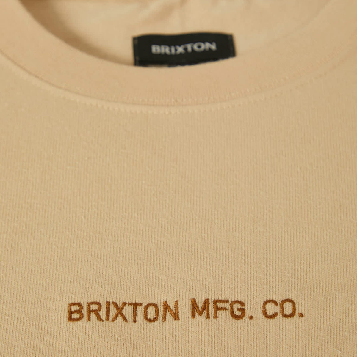 Brixton Emb. HW T-Shirt - Cream