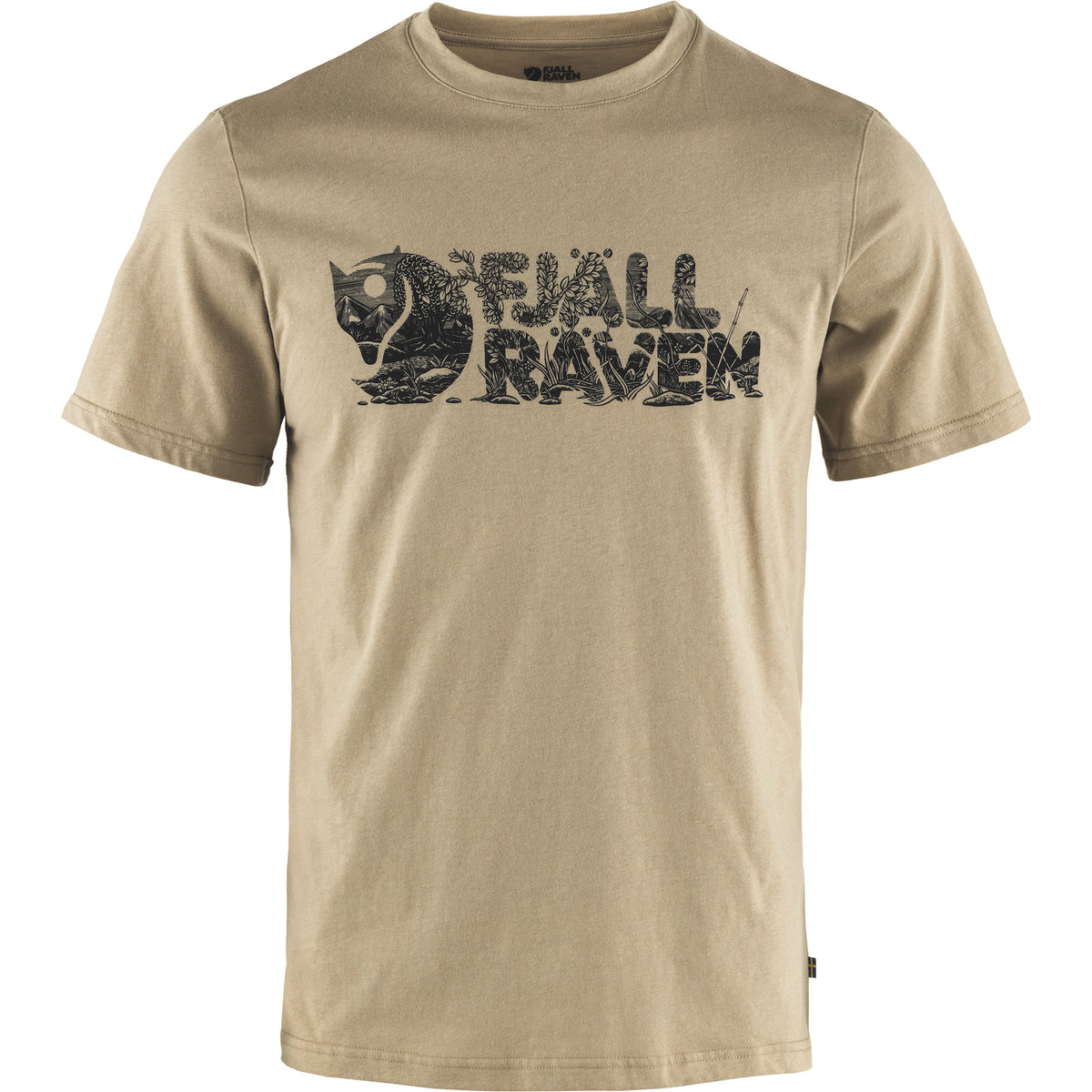 Fjallraven Lush Logo T-Shirt - Fossil