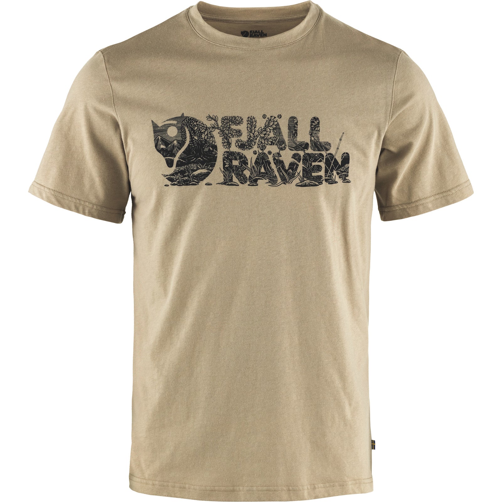 Fjallraven Lush Logo T-Shirt - Fossil