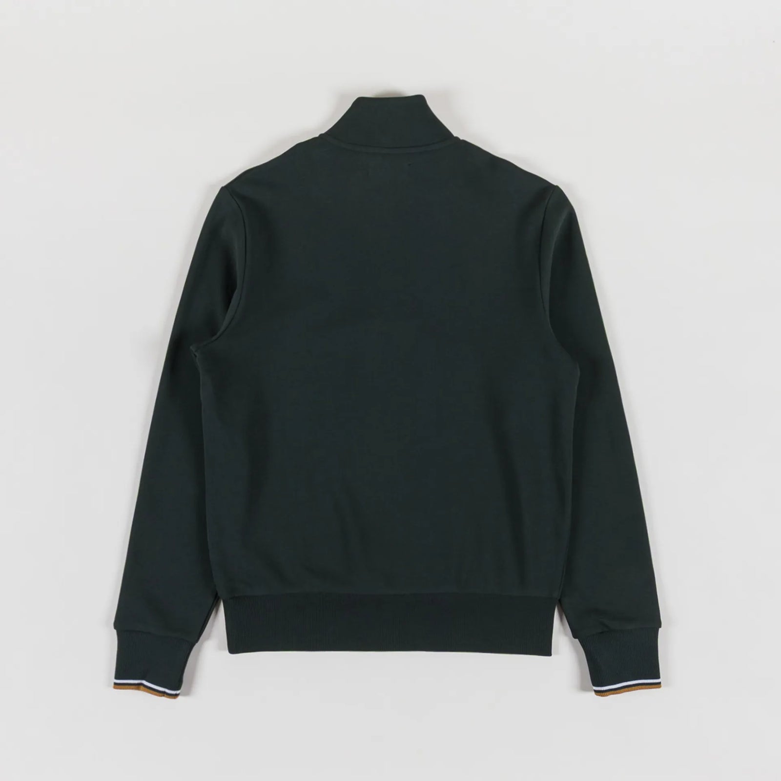 Fred Perry Half Zip Sweatshirt - Night Green