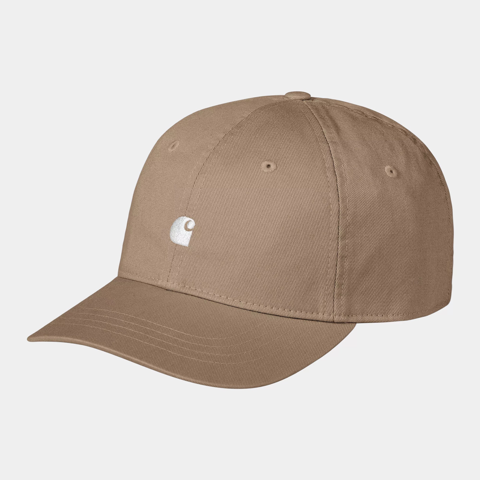 Carhartt Madison Logo Cap - Leather / White