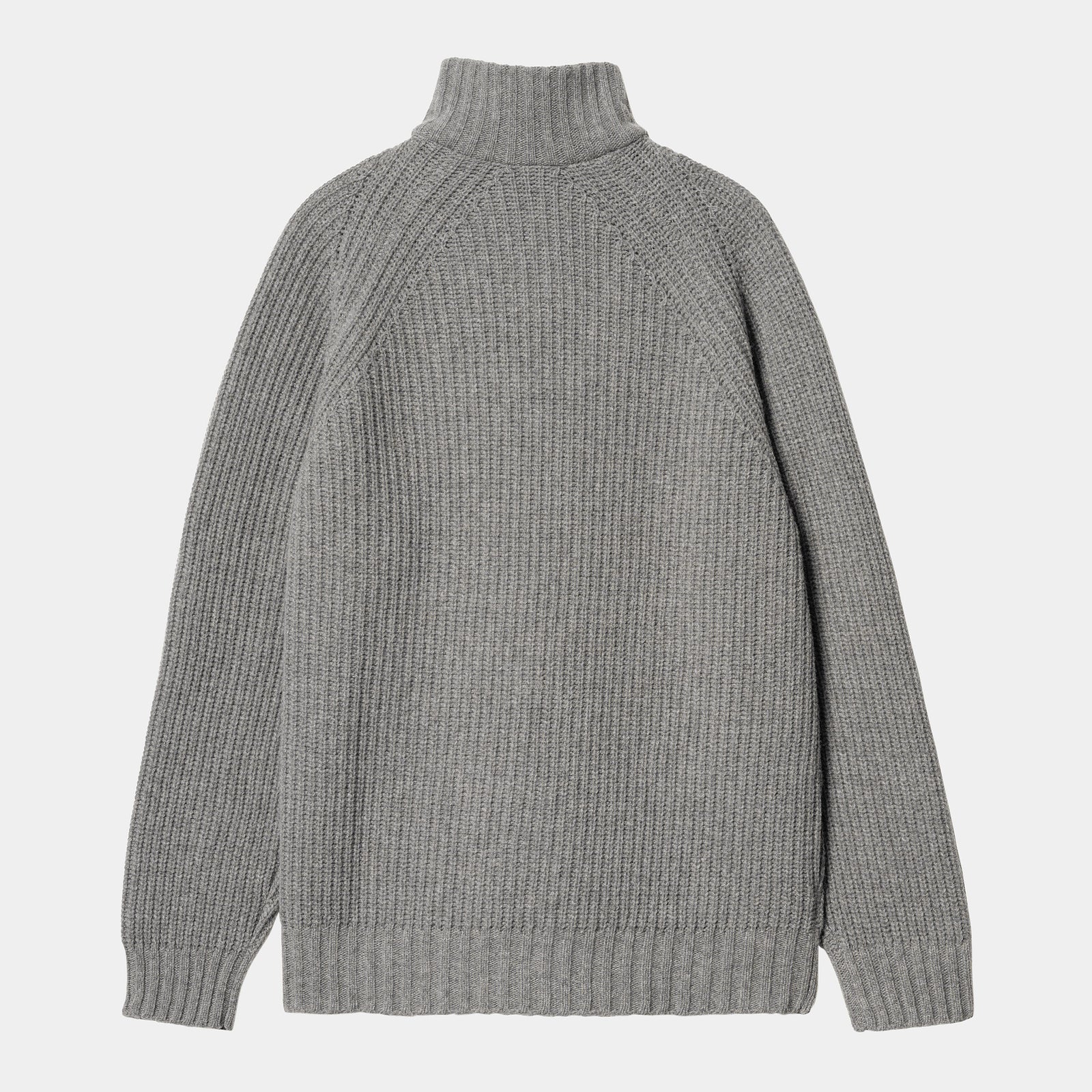 Carhartt WIP Marlon Half Zip Sweater - Grey Heather